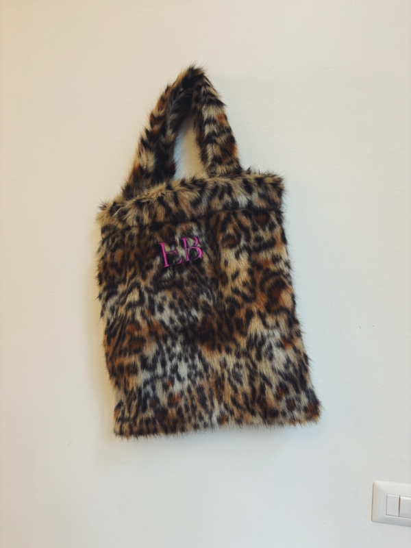 TOTE BAG IN PELLICCIA - LEOPARDATA