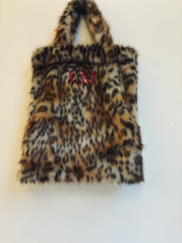 TOTE BAG IN PELLICCIA - LEOPARDATA