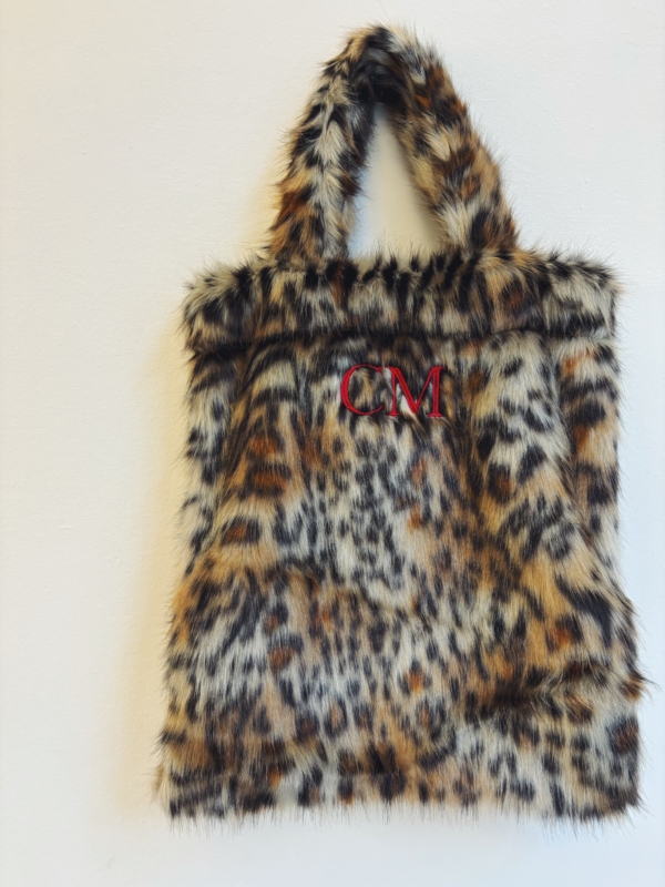 TOTE BAG IN PELLICCIA - LEOPARDATA