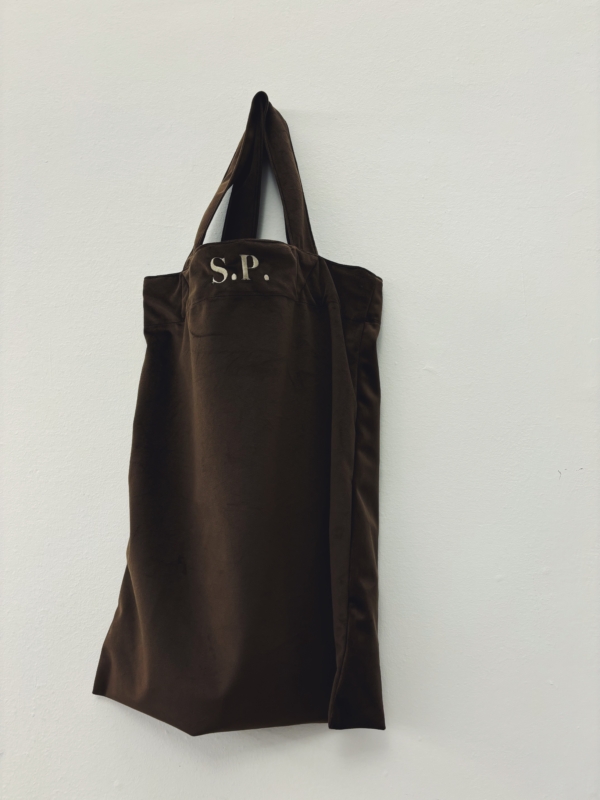 TOTE BAG IN VELLUTO